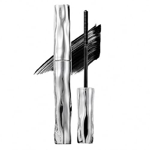 Felvaris Waterproof Fiber Mascara Felvaris Mascara Metal Brush Mascara Washable Waterproof Lengthening and Long-lasting Natural and Smudge-proof (Black)