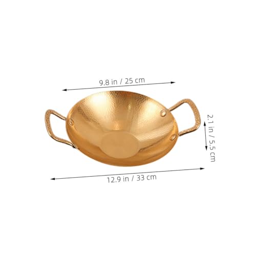 Wok metálico de acero inoxidable Zerodeko Amphora 33 cm miniatura 5