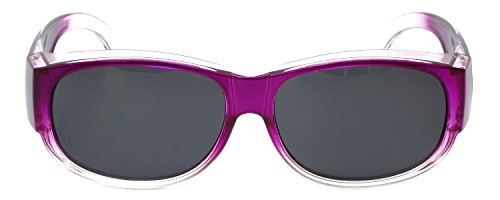 Calabria 7667 Fitover Sunglasses Wear Over Prescription Glasses Polarized or Non-Polar Men/Women Fit Over Glasses w/Case2