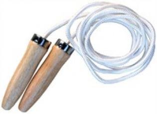 Jump Rope (All Sports: Football, Basketball, Volleyball, Soccer, Etc) (Nylon Cord, 8 1/2 ft)
