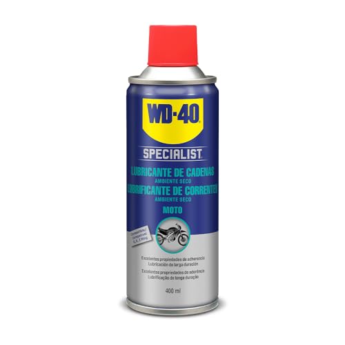 WD-40 34785 Specialist Motorbike, Lubricante de Cadenas Ambiente Seco- Spray, 400 ml