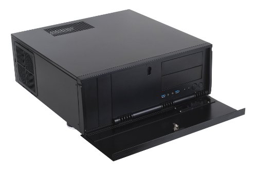 SilverStone SST-GD07B - Gabinete de computadora HTPC ATX Grandia, alto rendimiento de flujo de aire silencioso, negro miniatura 4