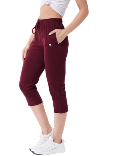Image of Modeve Women Solid Cotton Blend Capri for summer|| Summer Wear