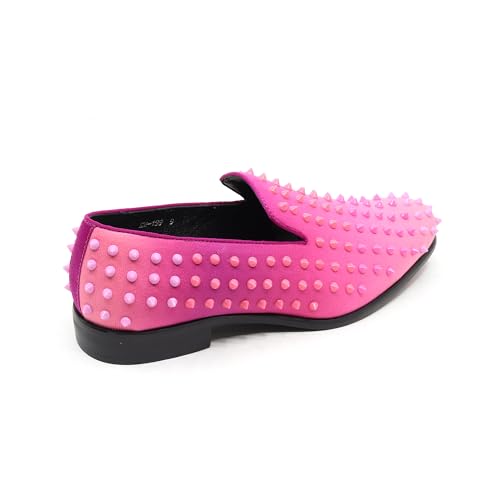 Men's Fashion Smoking Gradient Spike Dress Tuxedo Loafers Slip On Shoes SM-1993