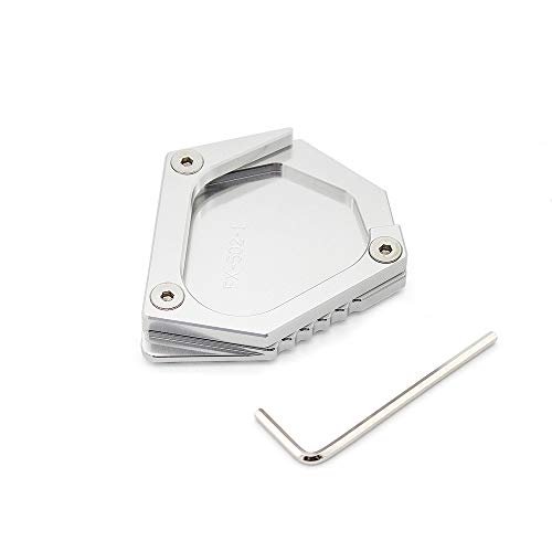FXCNC Racing Aluminum CNC Motorcycle Sidestand Plate Kickstand Extension Pad Fit For Benelli leoncino 500 BN302 BN251 BN300 BN250
