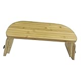 predolo Meditation Bench Foldable Wood Prayer Bench for Buddhist Low Seat Teahouse