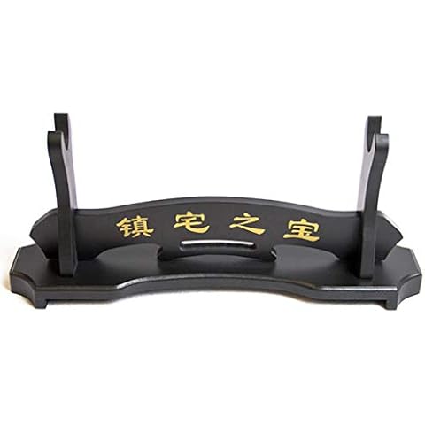 House Treasure Assembly Samurai Sword Katana Wakizashi Tanto Holder Stand One Layer Cover