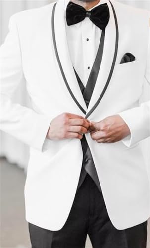 3 Pcs Mens Suits Silm Fit Wedding Mens Tuxedo Wedding Grooms2
