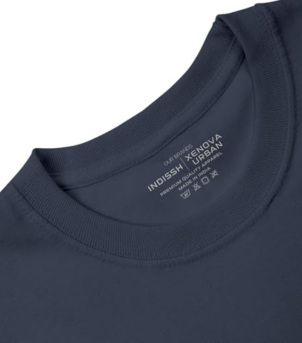 Image of INDISSH T-Shirt for Man | Regular and Plus Size Upto 7XL | Cricket Graphic Printed | Round Neck Cotton Fabric Regular fit Casual T-Shirt for man - RNM-Hitman-PAR