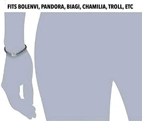 Bolenvi Flags Travel Country, Charms for Mother's Day, 925 Sterling Silver Charm Bead For Pandora & Similar Charm Bracelets or Necklaces, Jewelry For Women, Mom, Daughter - Image 4