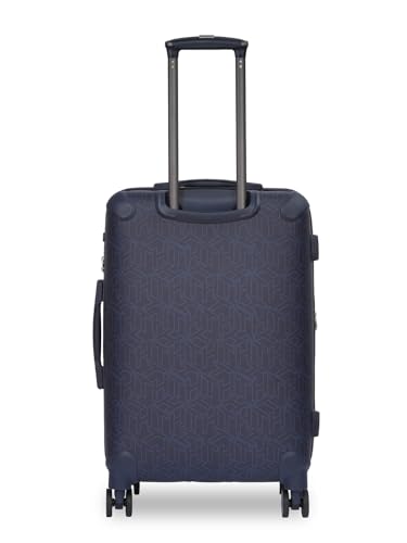 Image of Tommy Hilfiger Jazz Large Soft Luggage - Navy |Check-in Trolley Bag with TSA Lock | 360 Spinner Double Wheels | Telescopic Handle | Expandable | Polyester Shell Suitcase | 115L Capacity | 78cm