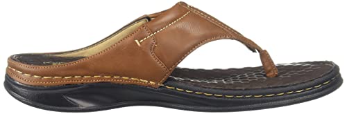 BATA Men BRYAN THONG Tan Sandals, (8713097)