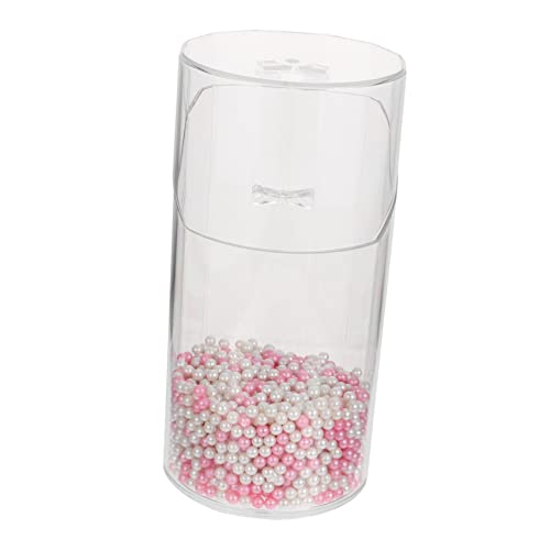 Healeved Caja Cubo De Brochas De Maquillaje De Perlas Tarro De Pinceles De Maquillaje Organizador Cosmético Organizador De Brochas De Maquillaje Titular De Maquillaje Pd
