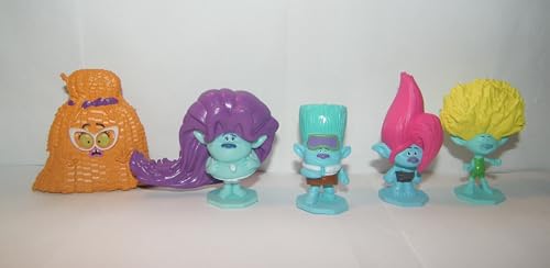Partyfun 793869254591 Trolls Band Together Movie Quality Cake Toppers Cupcake Decorations 12 Set thumb #3
