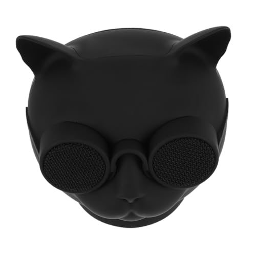 Kisangel Altavoz Mini Portátil Cabeza de Gato USB Recargable Sonido para Conciertos Barbacoa Camping