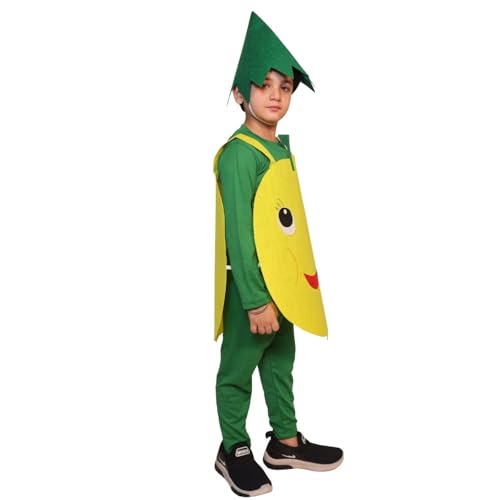 Image of Kaku Fancy Dresses Fruit and Vegetable Costume Paper Cutout with Cap For Kids | Healthy Food Costume For Boys & Girls (Tracksuit Not Included)