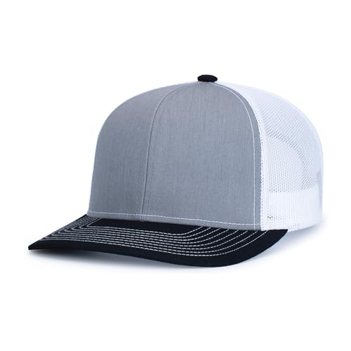 Image of Pacific Headwear Contrast Stitch Trucker Snapback