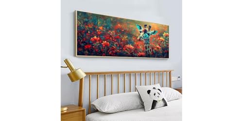 Kits 5D Diamond Painting Bouquet de girafes 50x100cm C-491 - 2