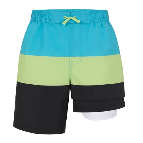 Image of Saint Eve Kids 2 Piece Swim Suit Short & Trunks Set with UPF 50+ Protection - Rash Guard Swimsuit Top & Shorts Sets for Boys