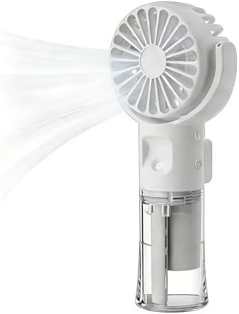 Ventilateur portatif avec brume d'eau, mini ventilateur portable ...