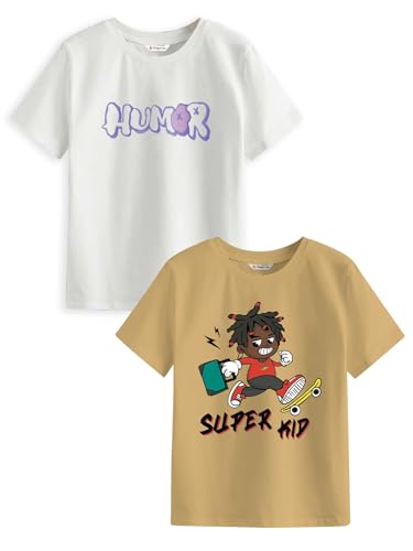 Image of Dagcros Half Sleeve Round Neck Cotton Tshirt for Boys