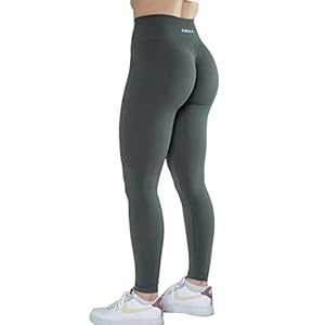 AUROLA Workout Leggings for Women Seamless Scrunch Tights Tummy Control Gym Fitness Girl Sport Active Yoga Pants