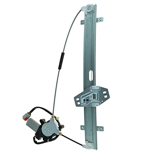 Image of TRQ Front Driver Side Power Window Motor and Regulator Assembly Power One Touch Anti Pinch Compatible with 2003-2006 Acura MDX