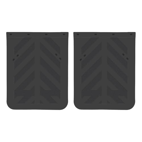 Image of 24x30 Inch Rubber Mud Flaps for Semi Trucks, 2 Pcs Universal Heavy Duty Truck and Trailer Mudflap Set, Black