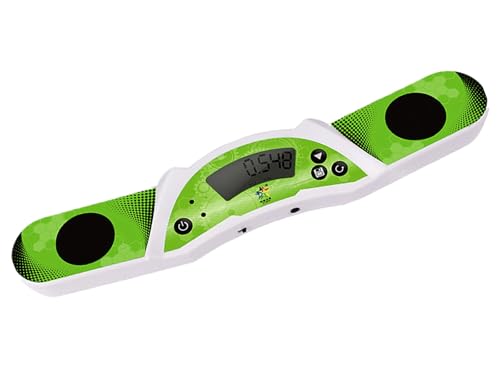 Temporizador de velocidade para balde, temporizador de controlo tátil, máquina de temporizador profissional com ecrã, temporizador de cálculo automático para competição, aniversário, Natal (branco)