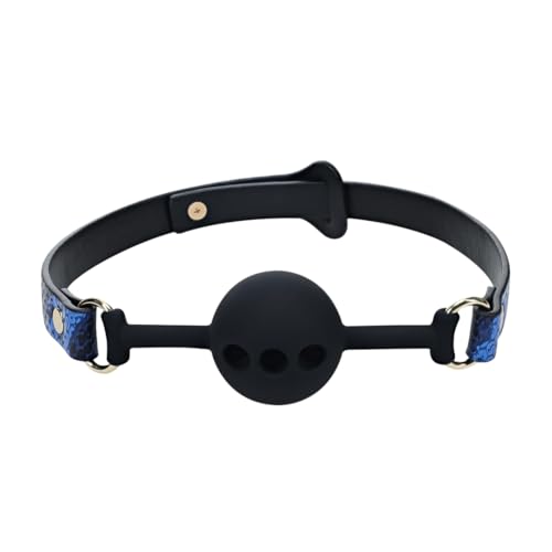 Bâillon en silicone bleu Florence Collection accessoire bondage Ouch