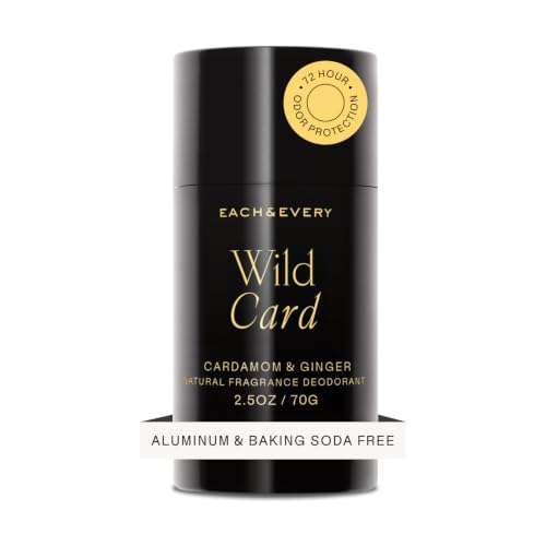 Each &amp; Every Natural Deodorant, EWG Verified &amp; Vegan (2.5oz)