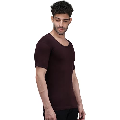 Image of Amul Comfy Men's Vest | Round Neck | Breathable Lightweight Innerwear | Moisture Wicking | Soft Feel | Pack of 2 | Color May Vary