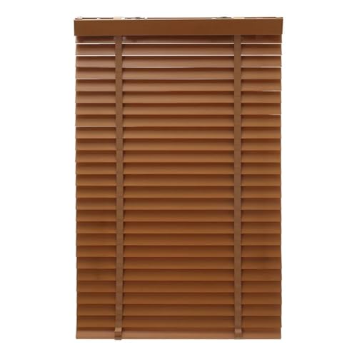 Persianas venecianas de Madera, persianas de Madera de imitación de PVC de Listones de 50MM más Baratas Simples for el hogar para Oficina Casa