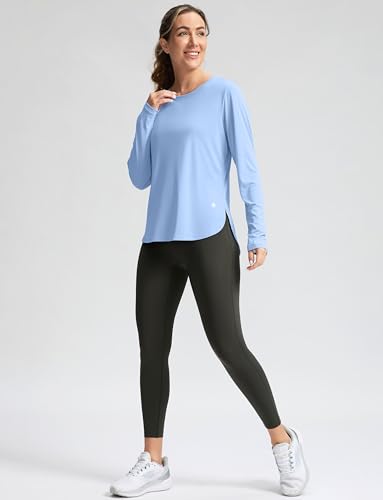 Image of Women's Sun Shirts UPF 50+ Long Sleeve UV Protection Shirt Lightweight Quick Dry Workout Hiking Tops for Women