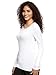 COZYFIT 3 Pack Underscrub Long Sleeve Women - Undershirts for Women Soft Fabric, White, S