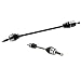 TRQ Front CV Axle Shaft Assembly Set Driver & Passenger Side Compatible with 2006-2015 Honda Civic