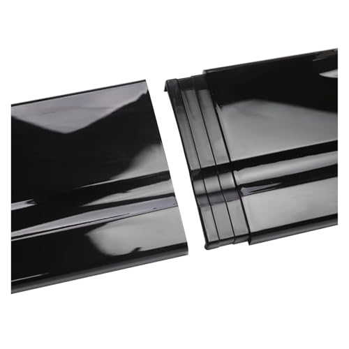 Faldones laterales kit carrocería negro brillante extensiones falda lateral F30 2012-2018 3