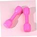 UPKOCH 4pcs Boy Girl Octagonal Dumbbells Pink Plastic Fitness Equipment for Boys and Girls for Dance Gymnastics and Promotes Coordination and Fun