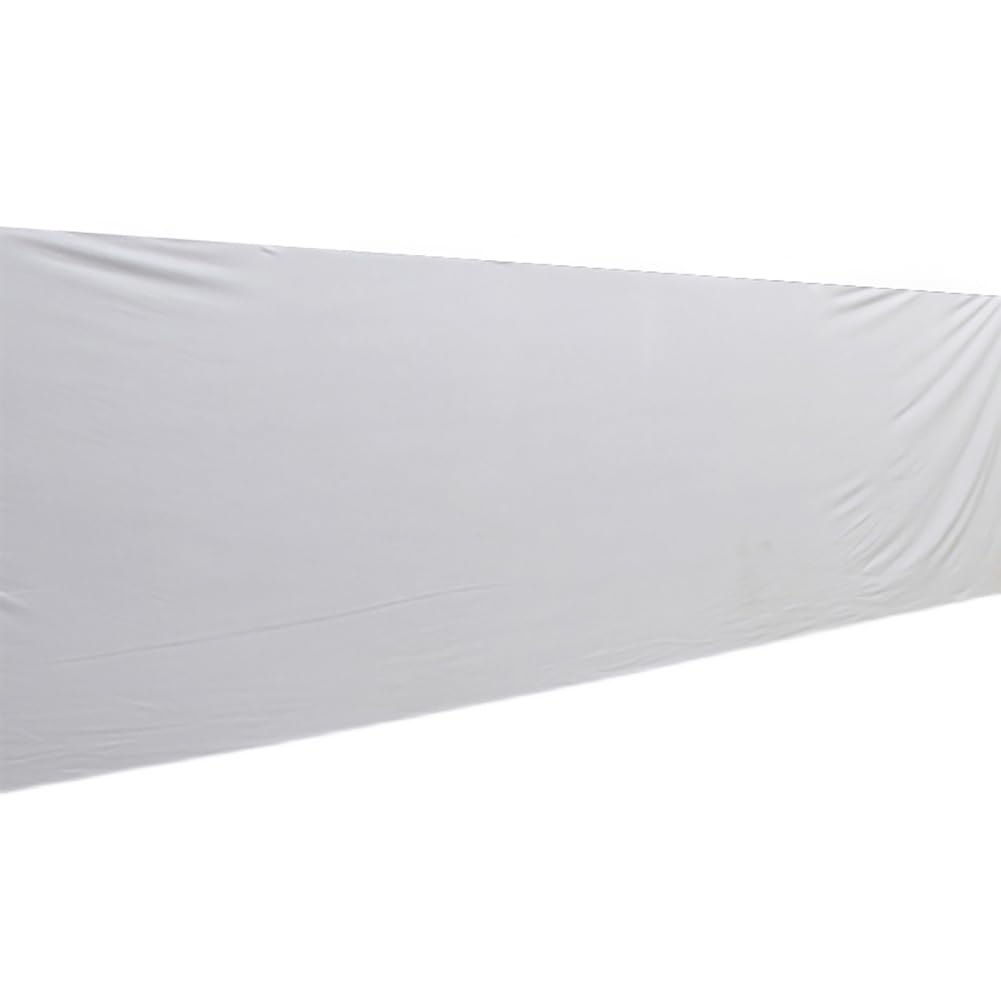 Hochzeit Dekoration Stretch-Stoffe Weiß Hochzeitssaal Querbehang Vorhänge Dekostoff Banner Raumdekoration Freihanddeko Hochzeit Querbehänge Fensterdeko Hochzeitsbogen Gardinen 80cmx15Meter