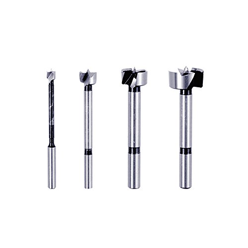 Diablo Forstner Bit Drill Set - 1/4 - 1 Dia 3-1/2 Length - 4 Pieces
