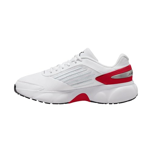 Image of Nike Mens Trunner Flow White /Black-Gym RED-Metallic Silver Running Shoes 9 UK