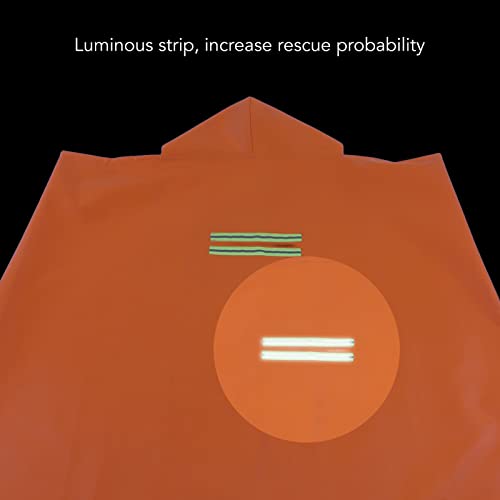 Fireproof Cloak, Reliable Flame Retardant Good Insulation Fire Protection Cape Glass Fiber Luminous Strips For Emergency #TOP4