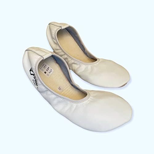 Anniel 2019 Zapatillas Gimnasia Ritmica Niña Cuero Made in Italy Ballet Deportes Interior