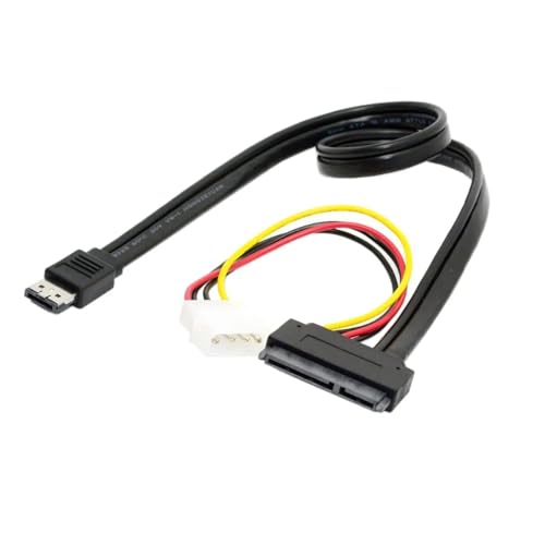 Cable de datos eSATAp a SATA 22p y IDE 4p 50 cm miniatura 2