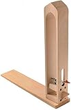 Tabla de Madera de Roble Natural Macizo Pinza Profesional Banco Herramienta de Guarnicionero para Coser Cuero 4340