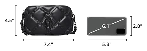 Image of Steve Madden Women's Daisy Quilted Crossbody | Quilted