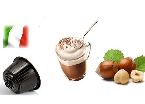 Capsules Compatible Nescafè Dolce Gusto®, 32 Capsules Mélange 'Cappuccino alla Nocciola - Cappuccino Noisette'