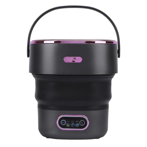 Lavadora Portátil, Lavadora de Lavadora Plegable de 13l Gran Capacidad con Manguera de Drenaje, Lavadora Pequeña para Dormitorios de Apartamentos Hoteles (EU)