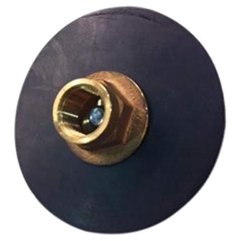Galapagoz Force Curb Plunger Reinforced Heavy Duty Brass Rubber Fitting Fits 0.5 Inch Pipe US 4 inch Cover