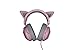 Razer Kitty Ears for Kraken Headsets: Compatible with Kraken 2019, Kraken TE Headsets - Adjustable Strraps - Water Resistant Construction - Quartz Pink